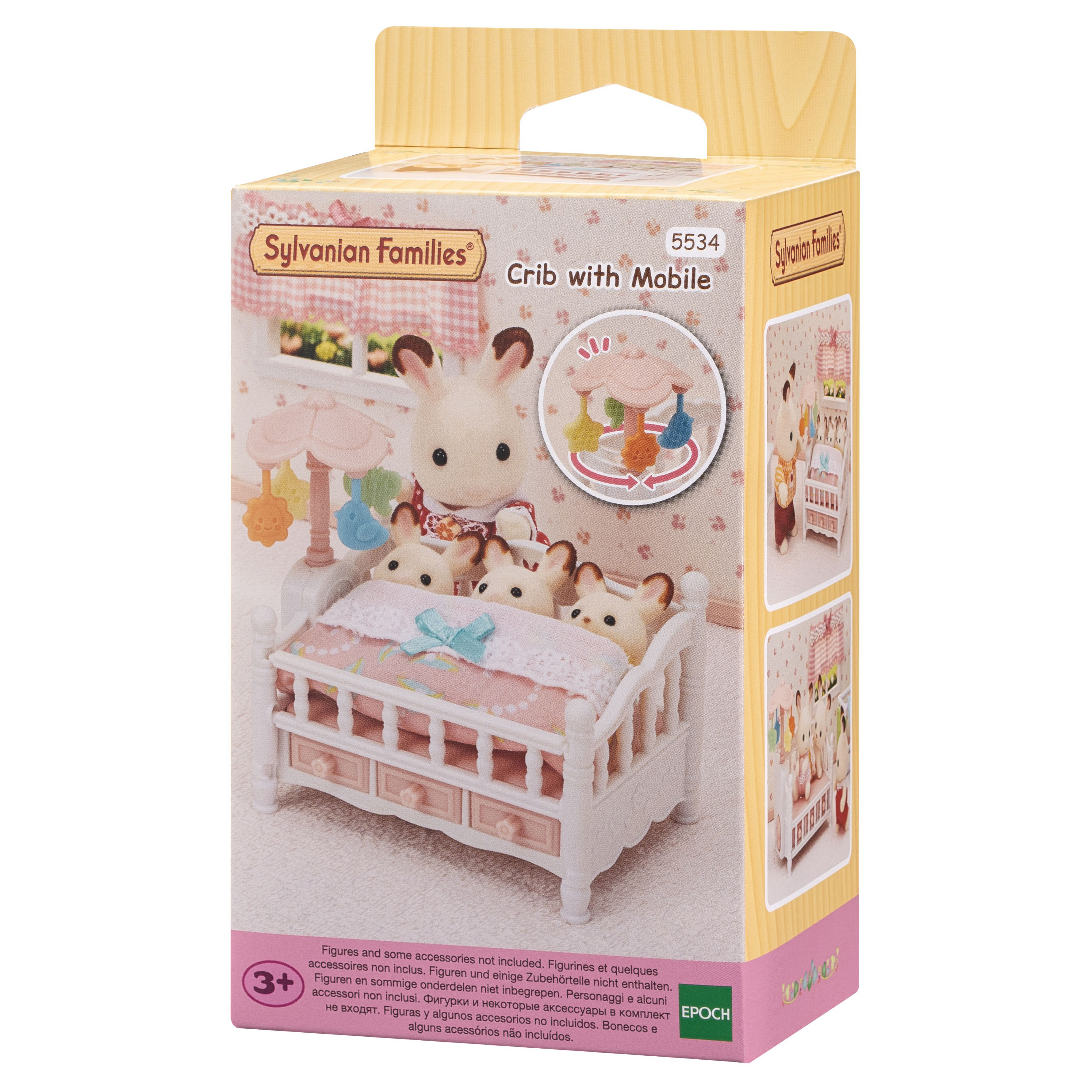 Набор Sylvanian Families Детская кроватка с мобилем 5534 - фото 3