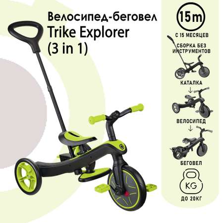 Велосипед Globber 3-х колесный Trike Explorer 3 in 1