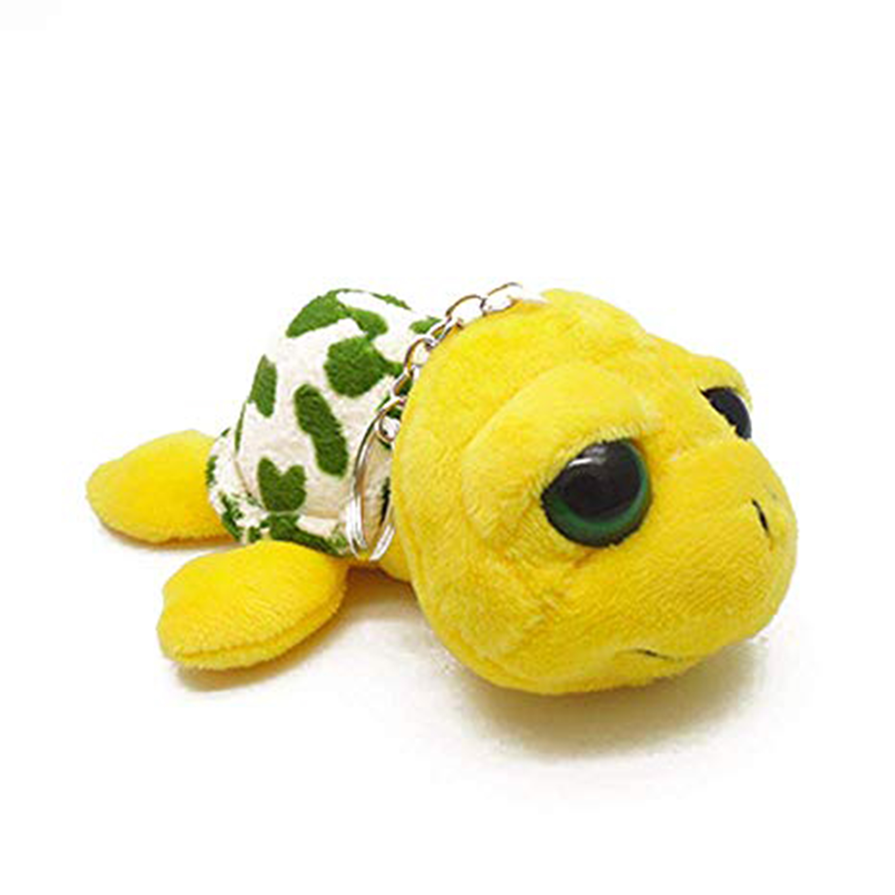 Игрушка-брелок на рюкзак SHARKTOYS Черепаха 8 см желтая - фото 1