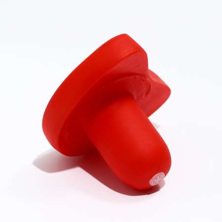 Игрушка Пижон пищащая «Вамп» для собак 8.5х7 см красная