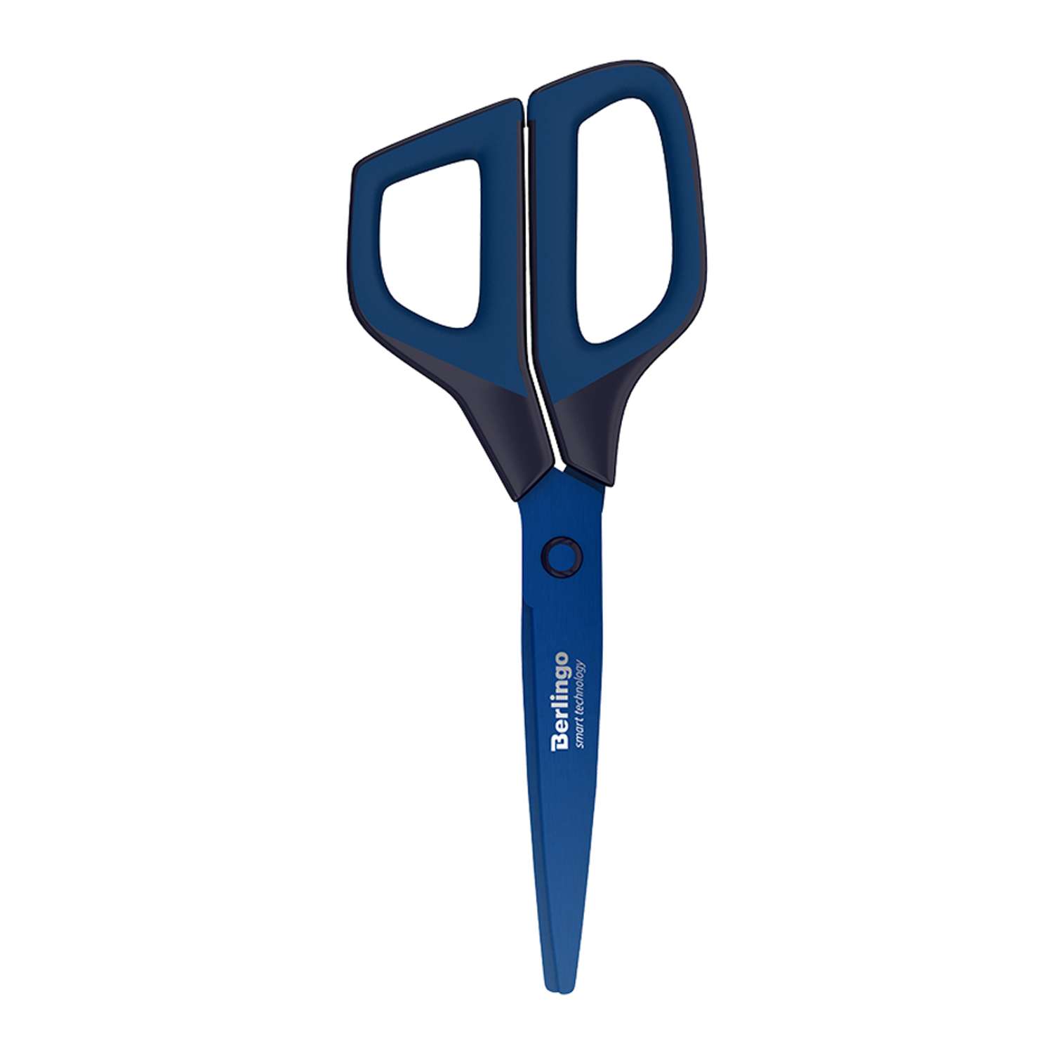 Ножницы Berlingo Technic Expert 21 см синие лезвия с титановым покр эргономичные ручки мягкие вставки - фото 2