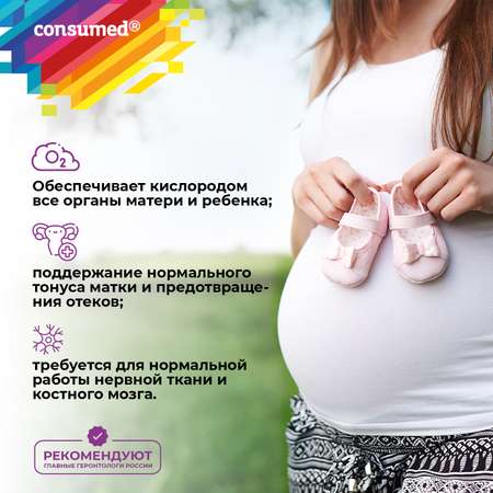 Витаминно-минеральный комплекс Consumed от А до Zn для планирующих беременность беременных и кормящих