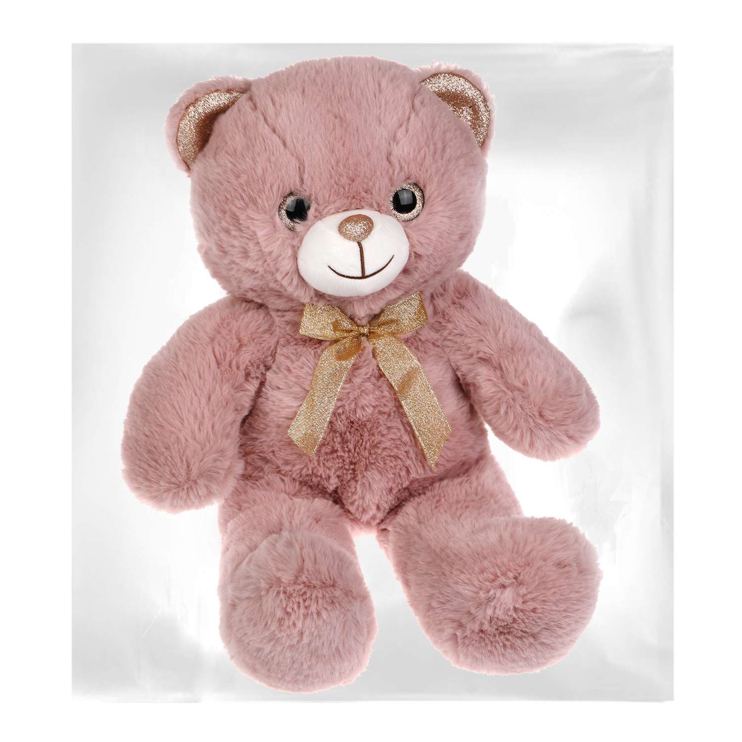 Мягкая игрушка Fluffy Family Мишка Красавчик розовый 30 см - фото 2