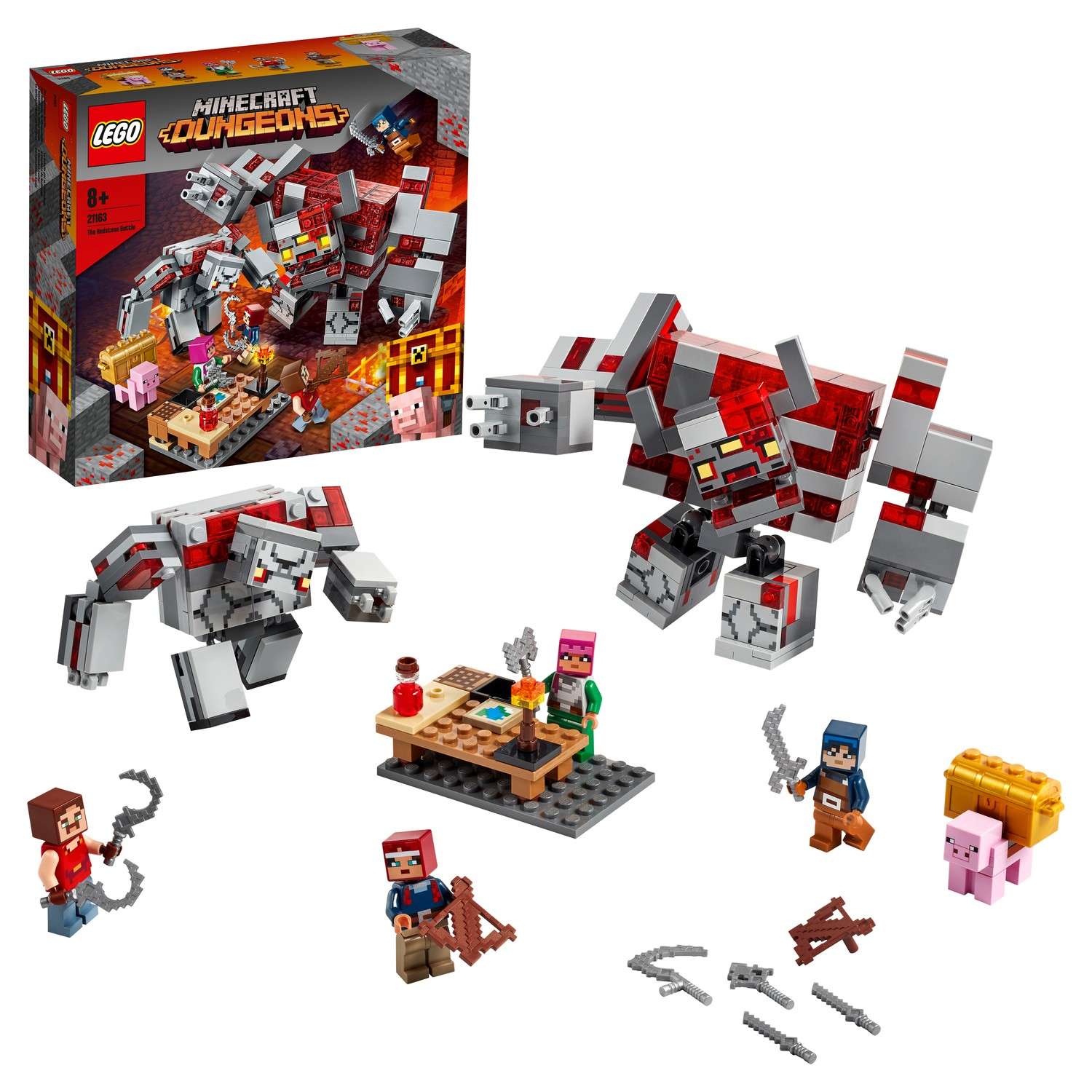 Конструктор LEGO Minecraft Битва за красную пыль 21163 - фото 1
