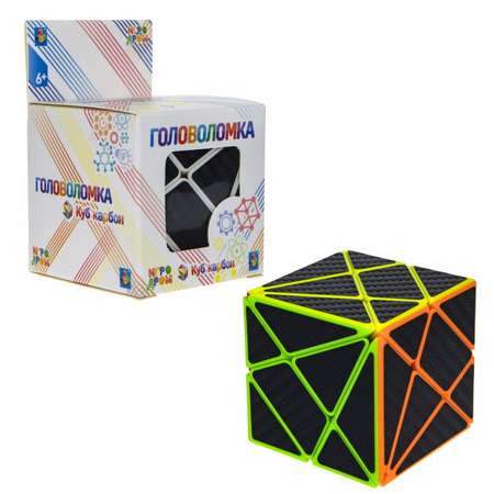 Головоломка 1TOY Куб карбон треугольники