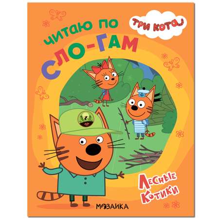 Книга МОЗАИКА kids Три кота Лесные котики