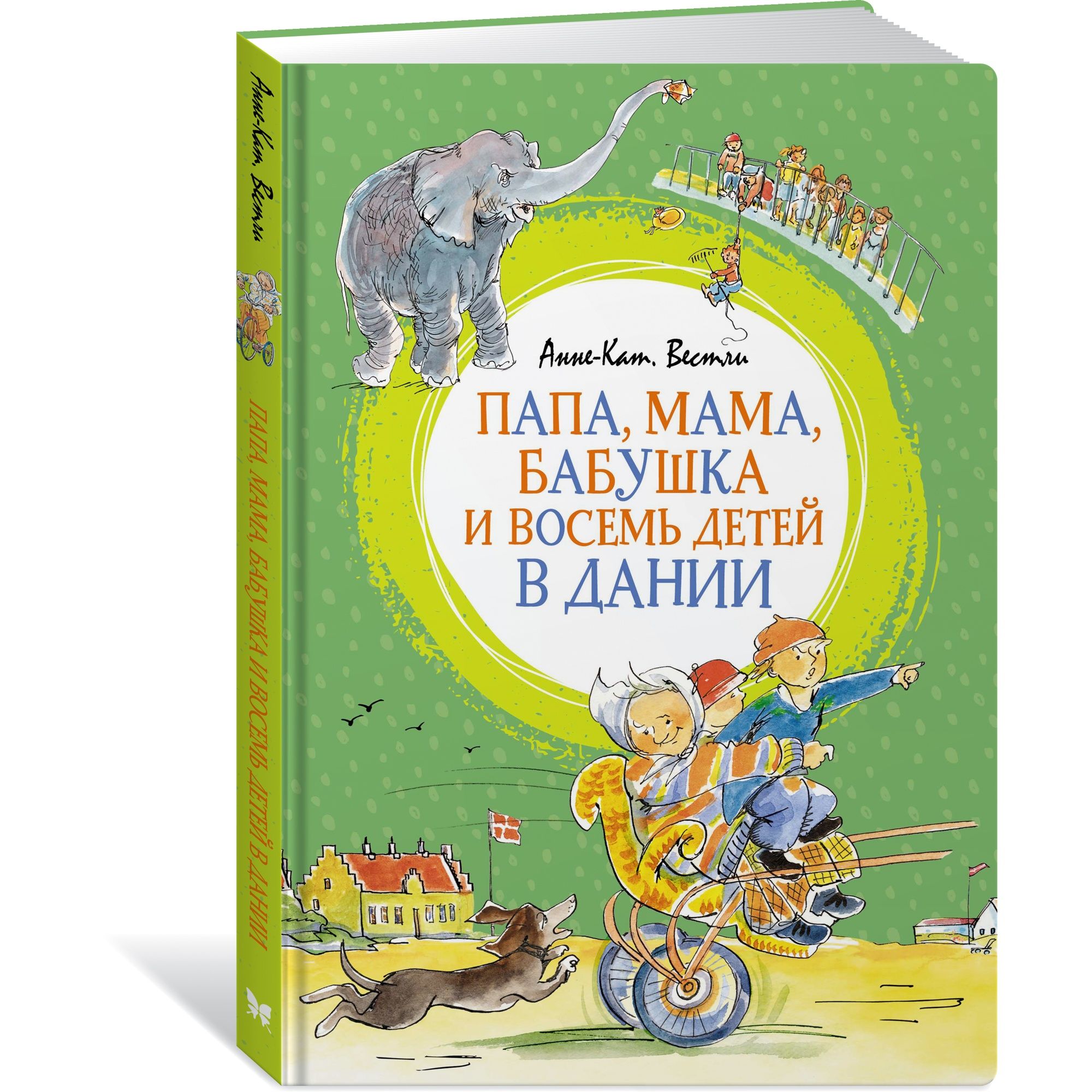 Книга Папа мама бабушка и восемь детей в Дании Яркая ленточка - фото 2