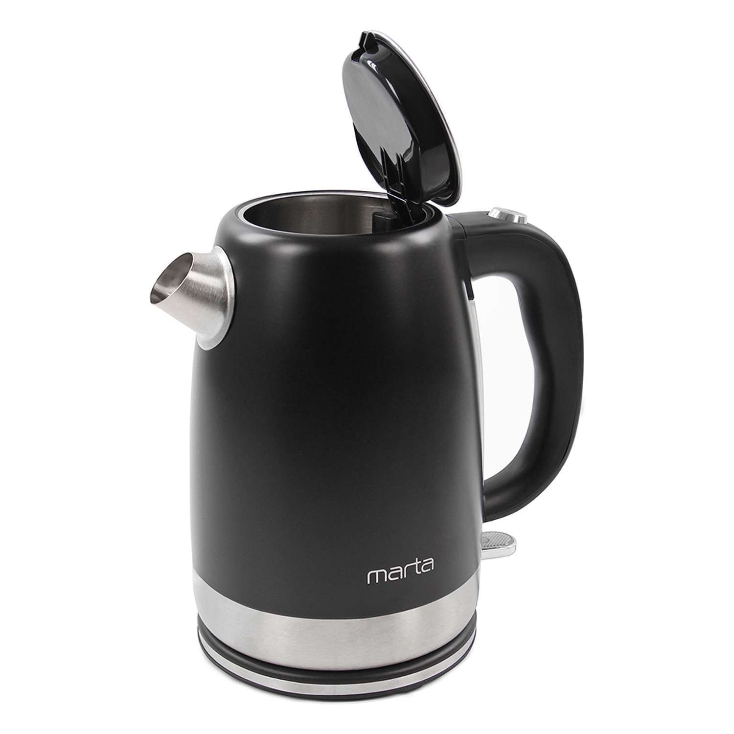 Чайник электрический MARTA MT-4560 металлический Черный жемчуг - фото 9