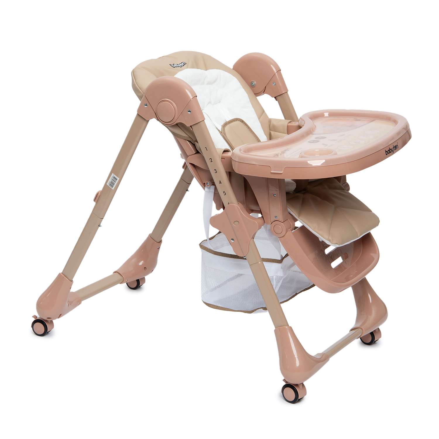 Стульчик для кормления Babyton Optima Eco Beige - фото 8