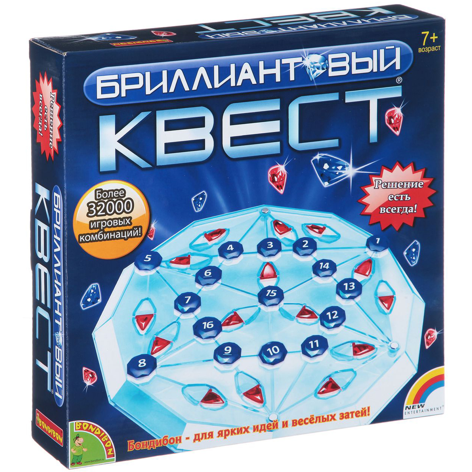 Настольная развивающая игра BONDIBON Бриллиантовый квест купить по цене  1527 ₽ в интернет-магазине Детский мир