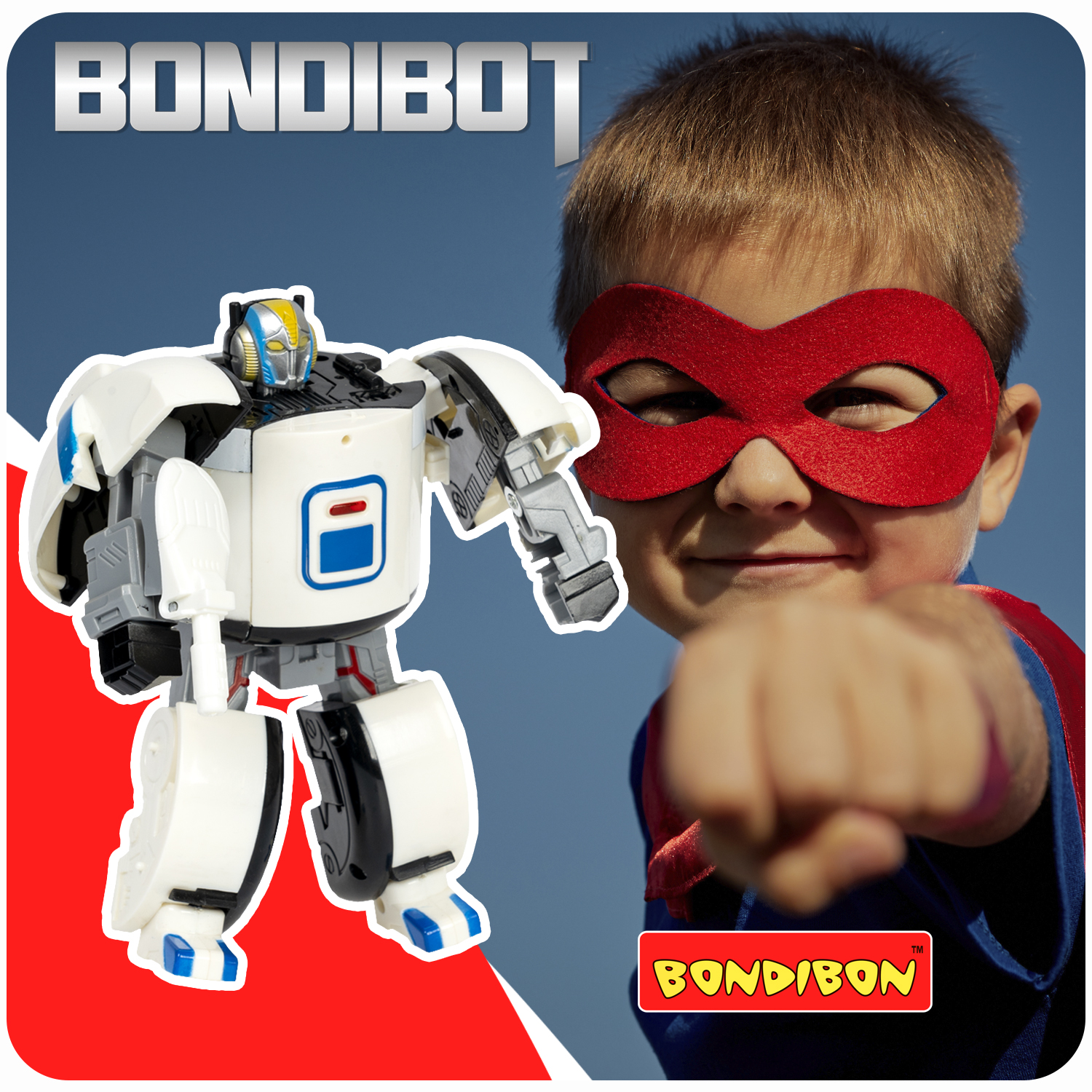 Трансформер Bondibon BONDIBOT 2в1 робот- мультиварка белого цвета - фото 11