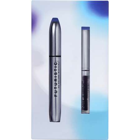 Набор подарочный Influence Beauty тушь Futuristic и гель для бровей Brow Robot