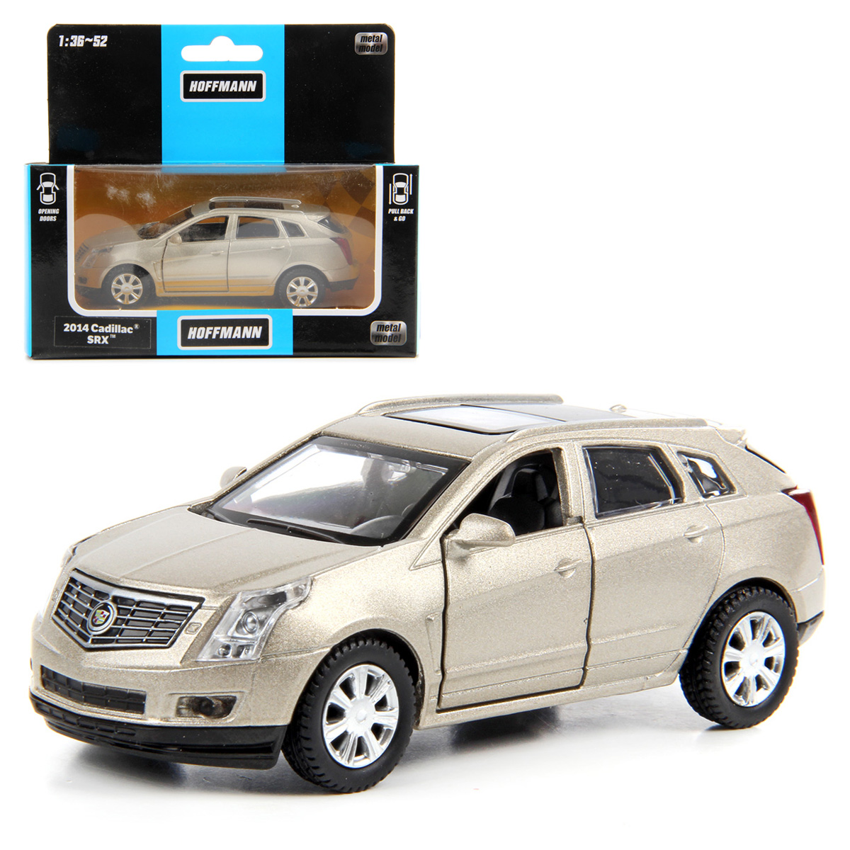 Машина HOFFMANN 1:43 cadillac srx металлическая купить по цене 1017 ₽ в  интернет-магазине Детский мир