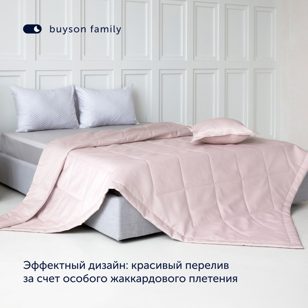 Комплект покрывало + наволочка buyson BuyFlora Rose 160х220/45х45 см - фото 2