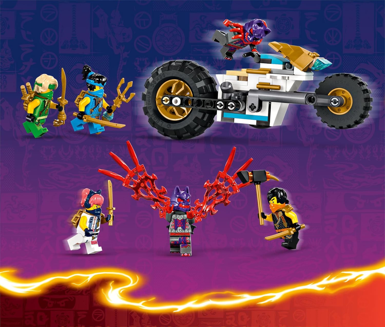 Конструктор LEGO Ninjago Комбинированный автомобиль команды ниндзя 71820 - фото 11