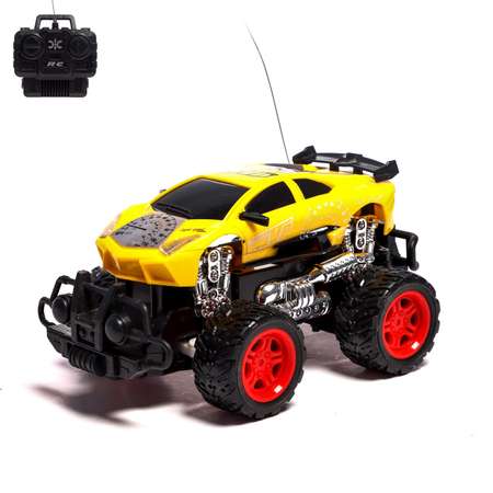 Джип Автоград радиоуправляемый «Супергонщик» работает от аккумулятора цвет жёлтый