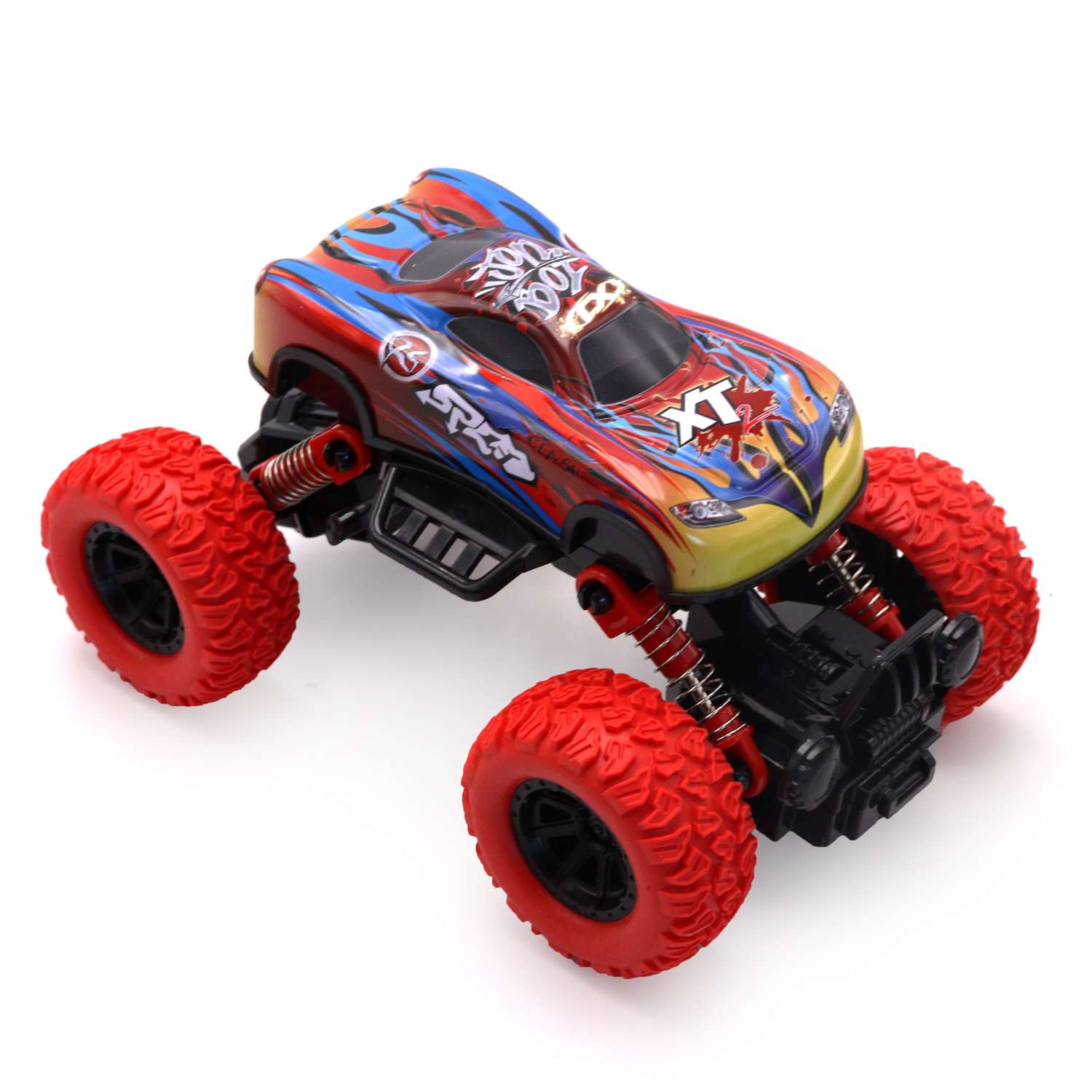 Машинка Funky Toys с красными колесами Красная FT8489-6 FT8489-6 - фото 2