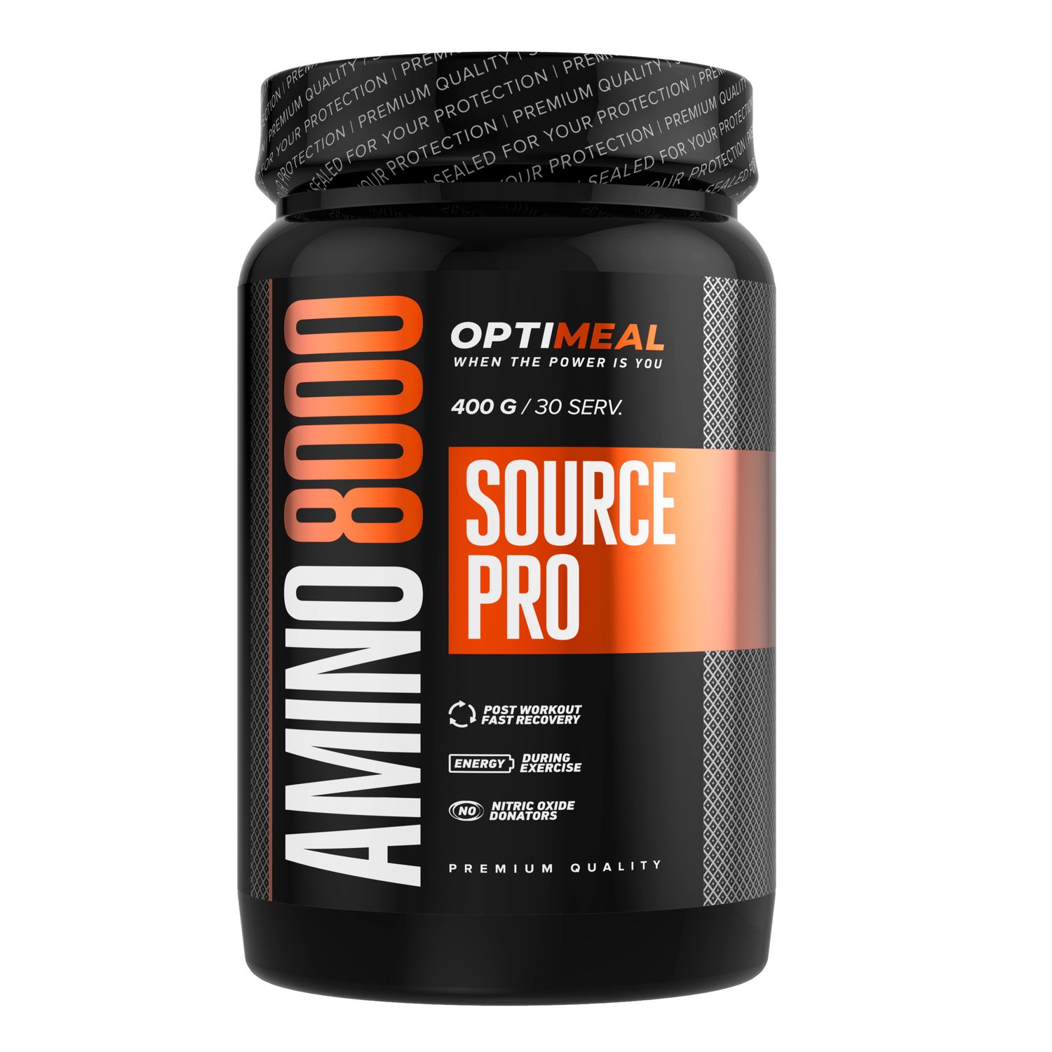 Аминокислотный комплекс OptiMeal Amino Source Pro 8000 мультифрукт 400г - фото 1