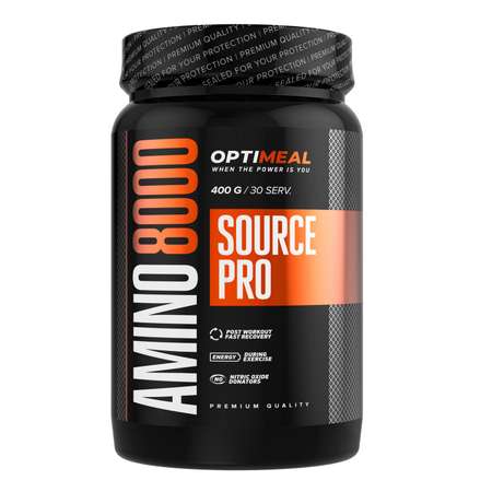 Аминокислотный комплекс OptiMeal Amino Source Pro 8000 мультифрукт 400г
