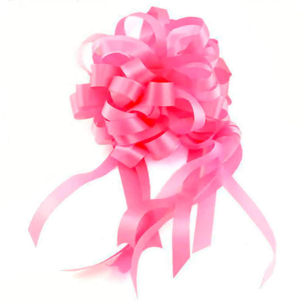Бант для подарка Riota розовый 25 см - фото 2