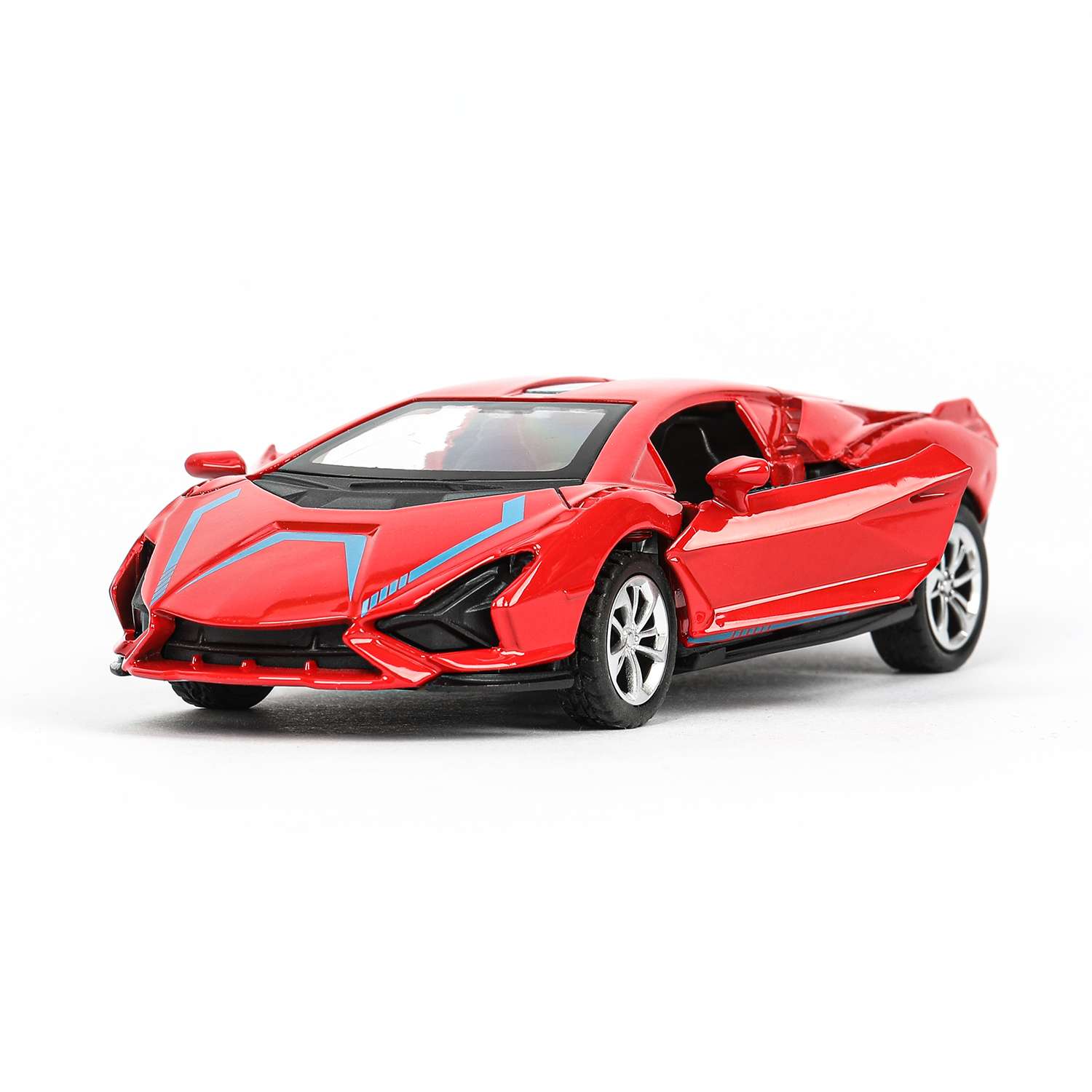 Автомобиль Huada Toys Lamborghini Sian красный 390232 - фото 5