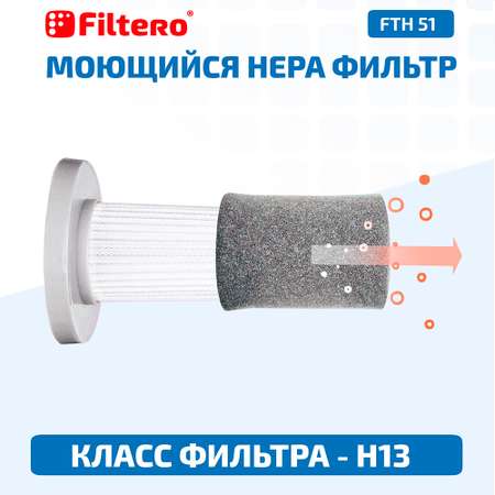Набор фильтров Filtero FTH 51 для вертикального пылесоса Xiaomi
