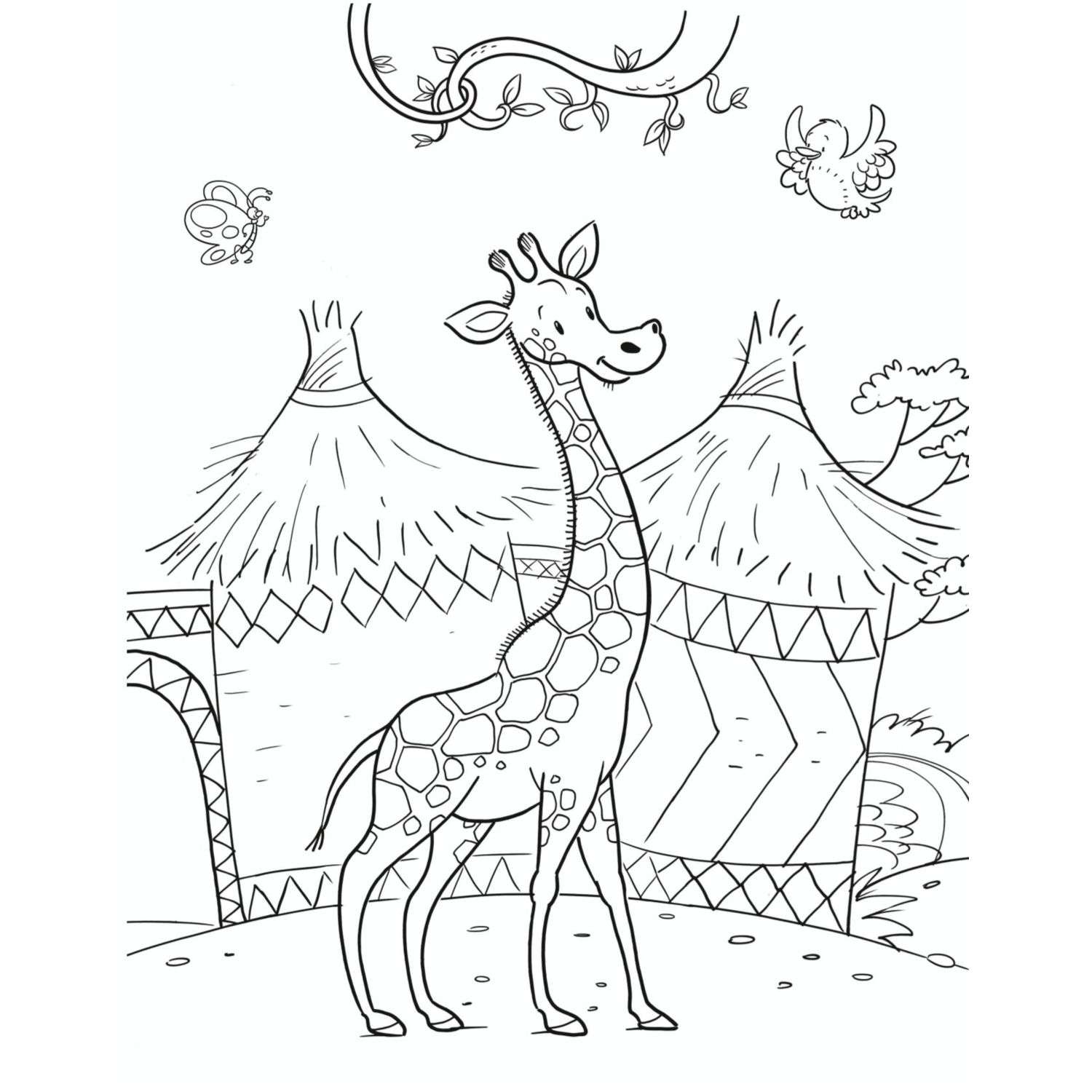 Раскраска Эксмо Большая книга раскрасок с животными - фото 3