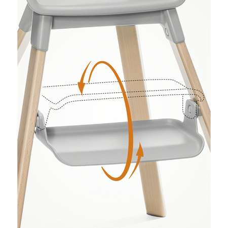 Стул для кормления Stokke Clikk Серый