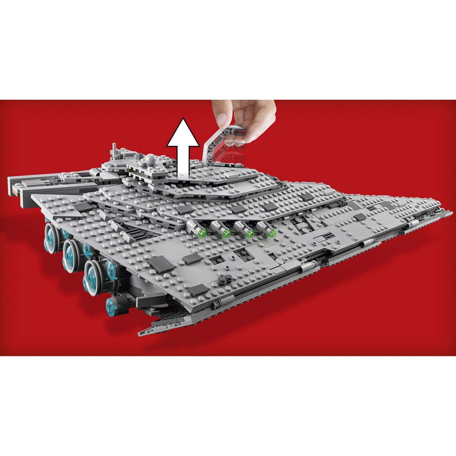 Конструктор LEGO Star Wars TM Звёздный разрушитель Первого Ордена (75190) - фото 6