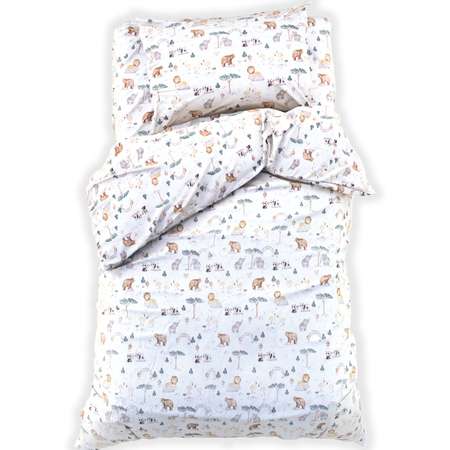 Комплект постельного белья Этель Cute animals полутороспальный 3 предмета