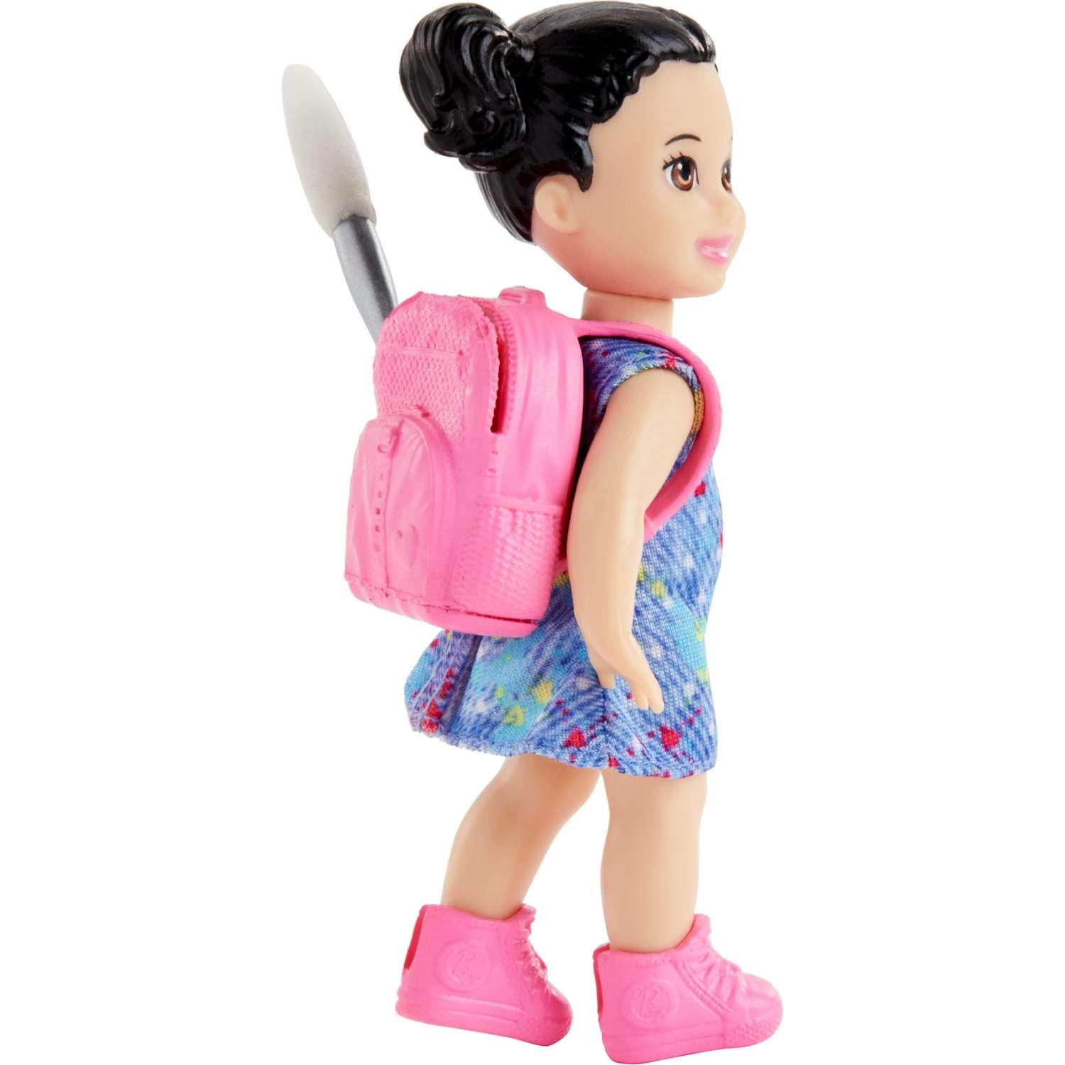 Набор игровой Barbie Кем быть Учитель рисования Брюнетка GJM30 DHB63 - фото 4