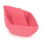 Прорезыватель грызунок OLI and CAROL Origami Boat Pink из натурального каучука