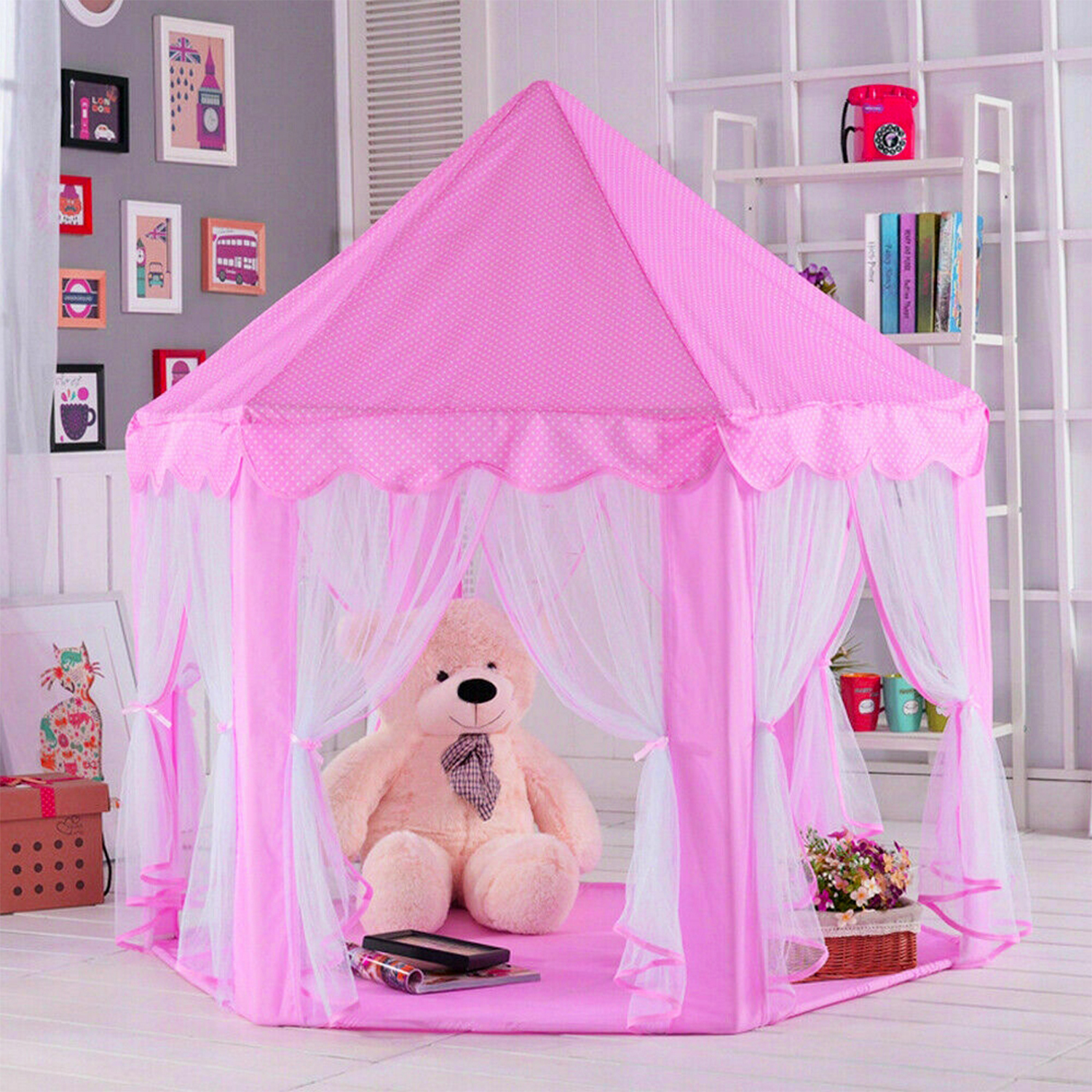 Палатка игровая MINI-TOYS детский шатер принцессы «Princess Tent» - фото 5