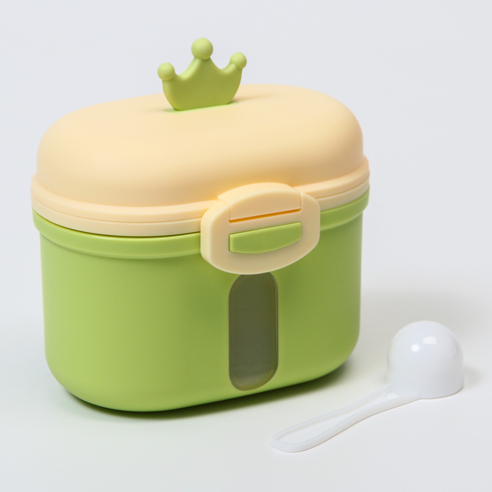 Контейнер Mum and Baby для хранения детского питания «Корона» 240 гр цвет зеленый - фото 6