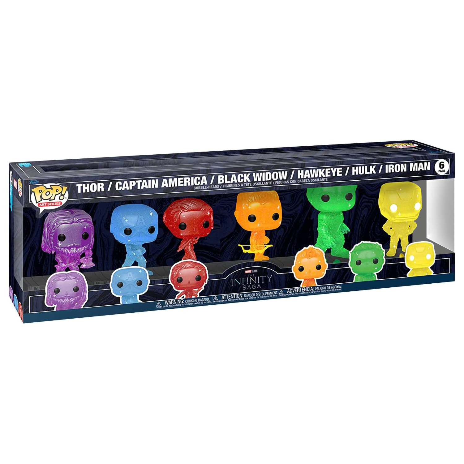 Фигурка Funko POP! Art Series Bobble Marvel Infinity Saga Avengers V Base Exc 6PK 57619 - фото 2