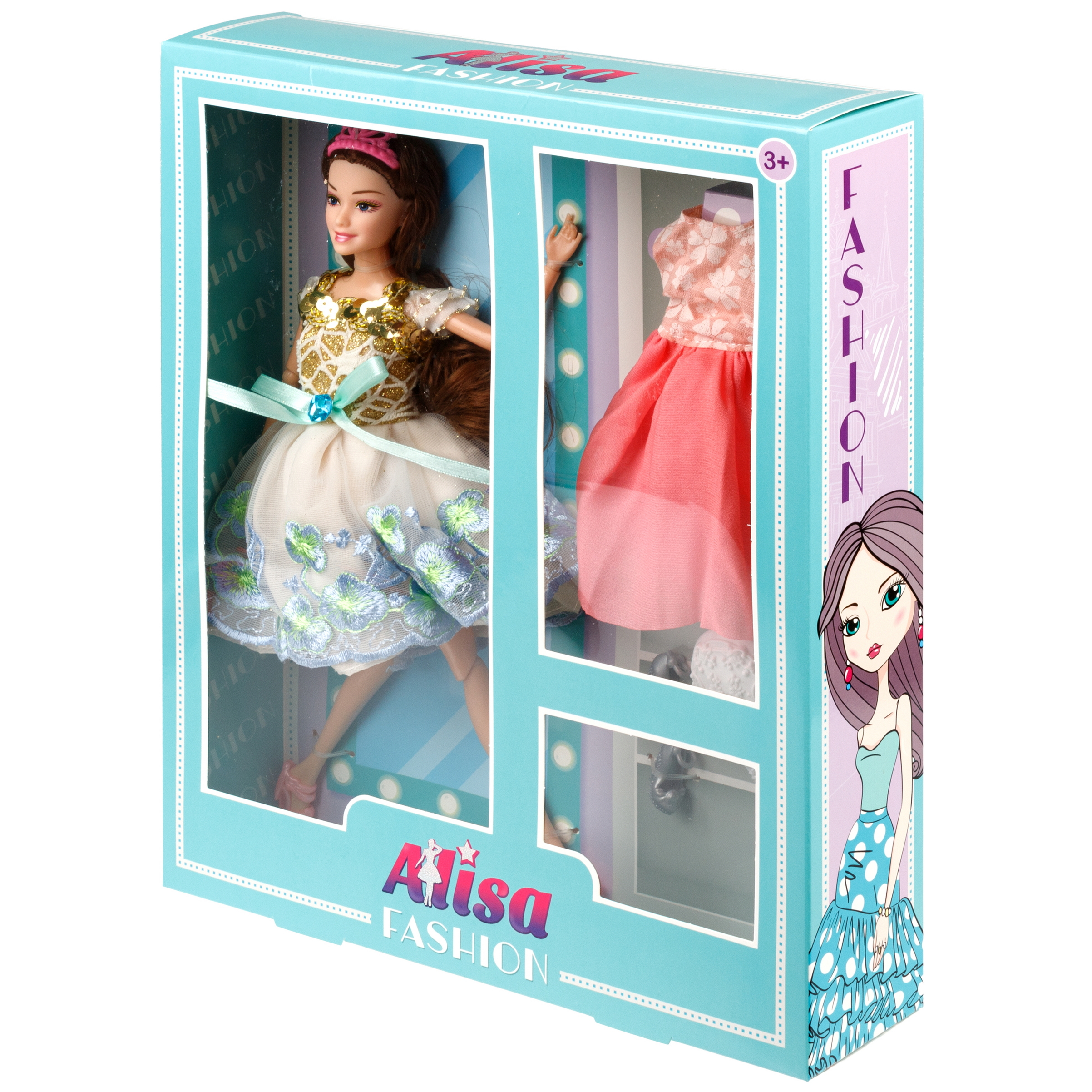 Кукла для девочки 1TOY Alisa с длинными волосами аксессуарами Т24524 - фото 12