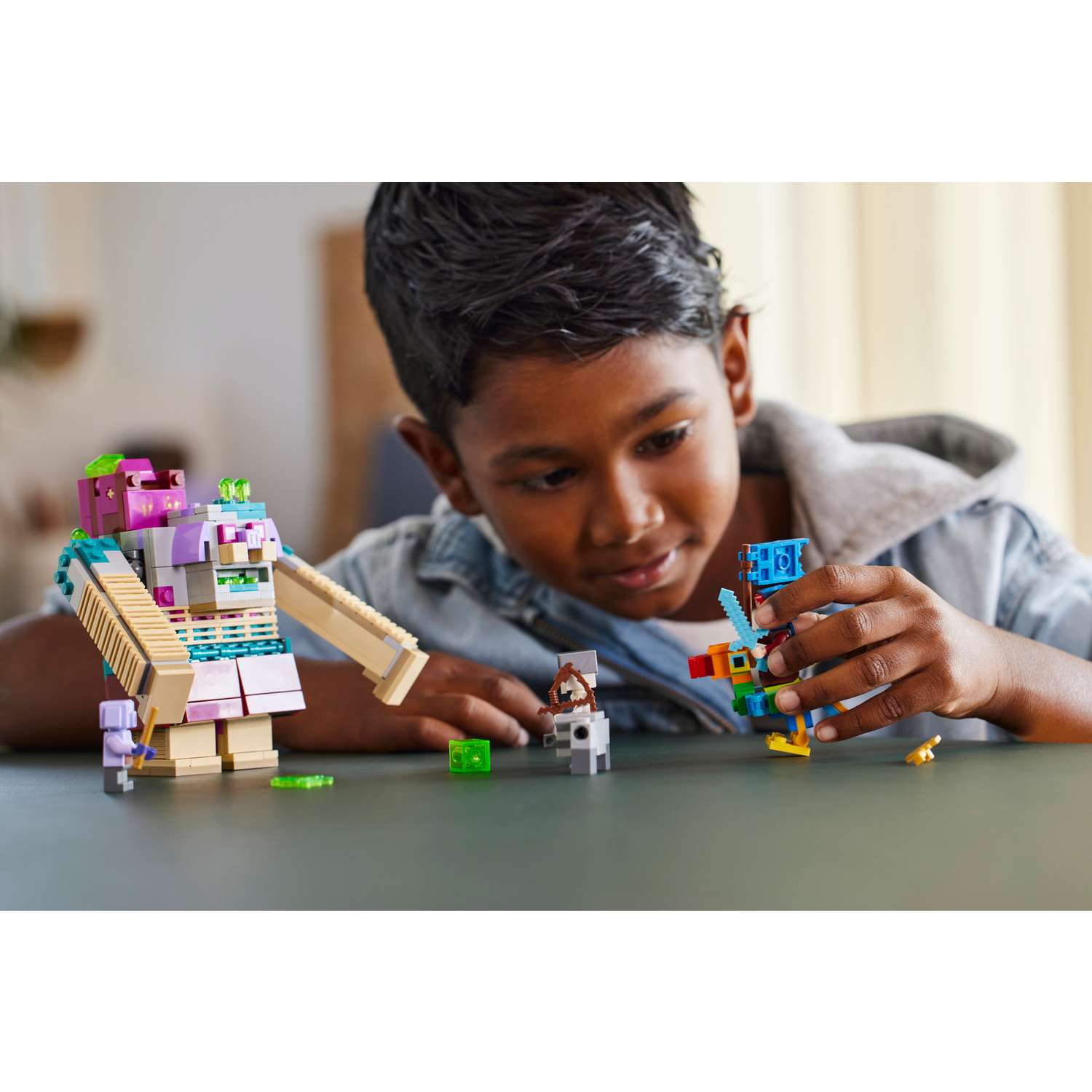 Конструктор LEGO Minecraft Схватка пожирателей 21257 - фото 6