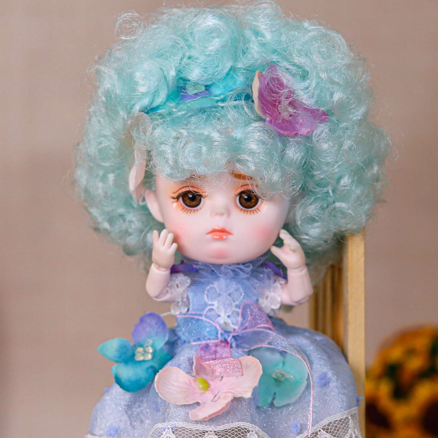 Кукла EstaBella Гортензия на шарнирах коллекционная 46329683 - фото 16