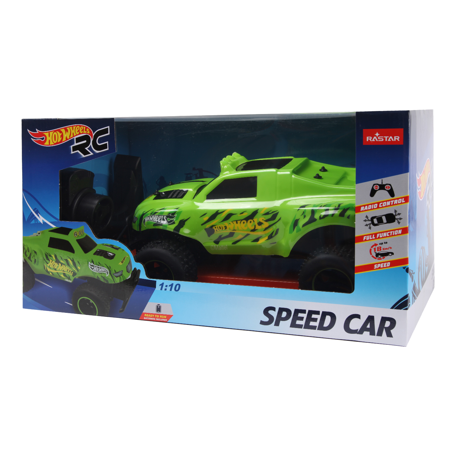 Машина Hot Wheels РУ 1:10 Speed Car 81504 купить по цене 1499 ₽ в  интернет-магазине Детский мир