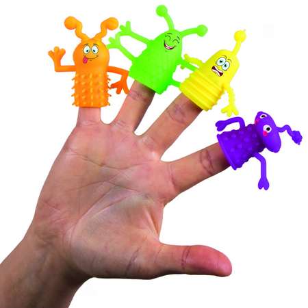 Набор пальчиковых игрушек Bradex Монстрики 4 шт DE 1169