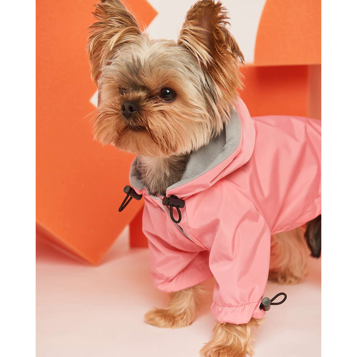 Куртка для собак Zoozavr розовая 30 - фото 11