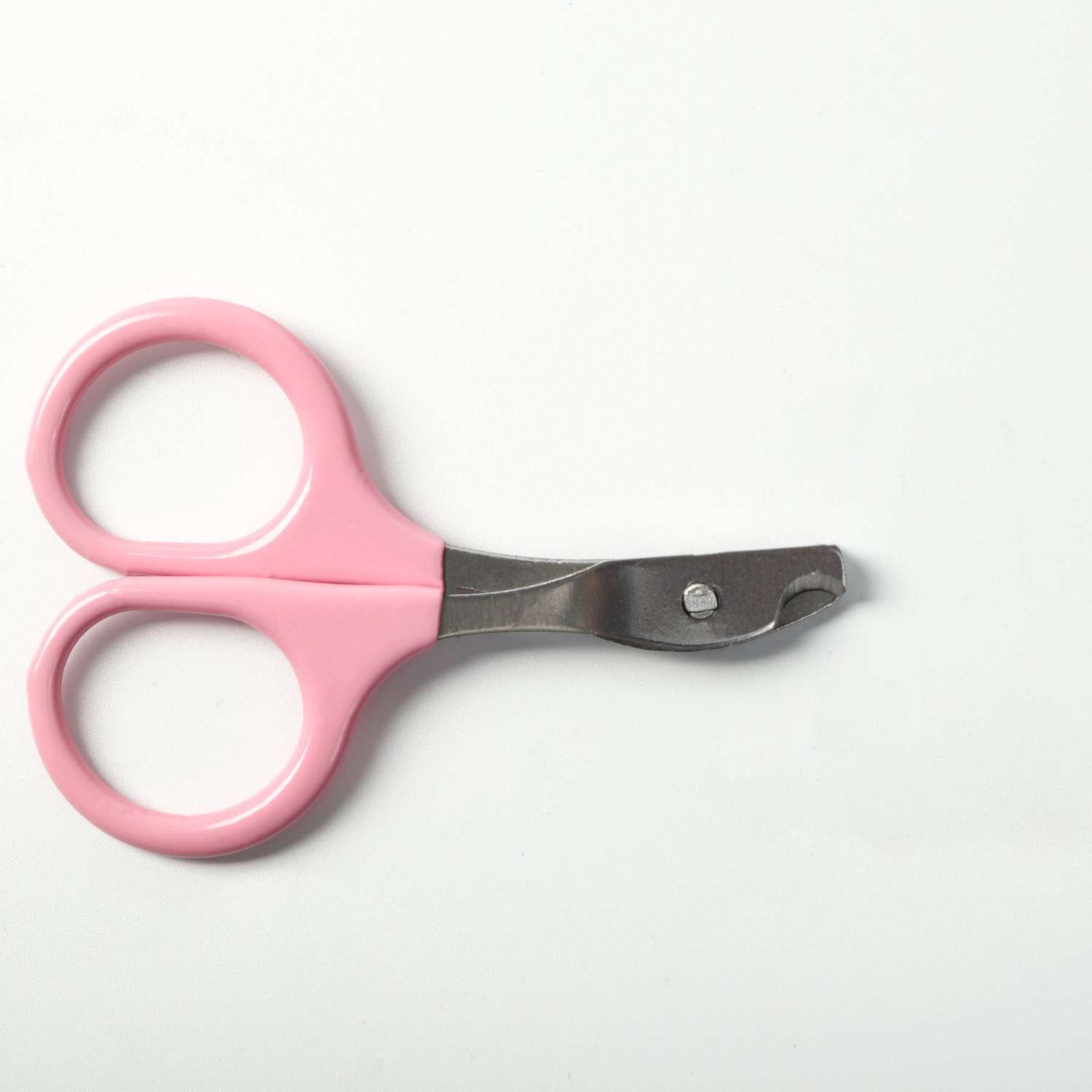 Ножницы-когтерезы Пижон изогнутые с прорезиненными ручками Отверстие 6 мм розовые - фото 5