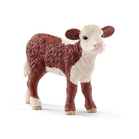 Фигурка SCHLEICH Герефордский теленок 13868