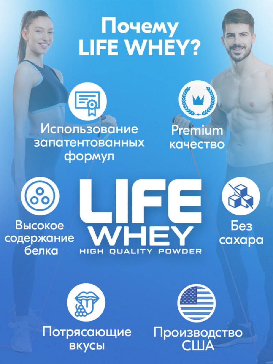 Протеин сывороточный Tree of Life Whey 900 гр банан - фото 3