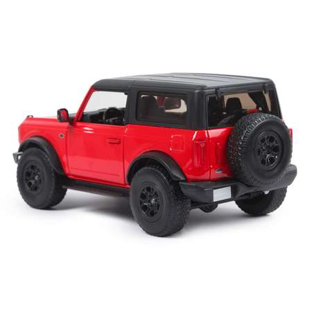 Машина MAISTO 1:18 Ford Bronco Wildtrak 2021 Красная 31456