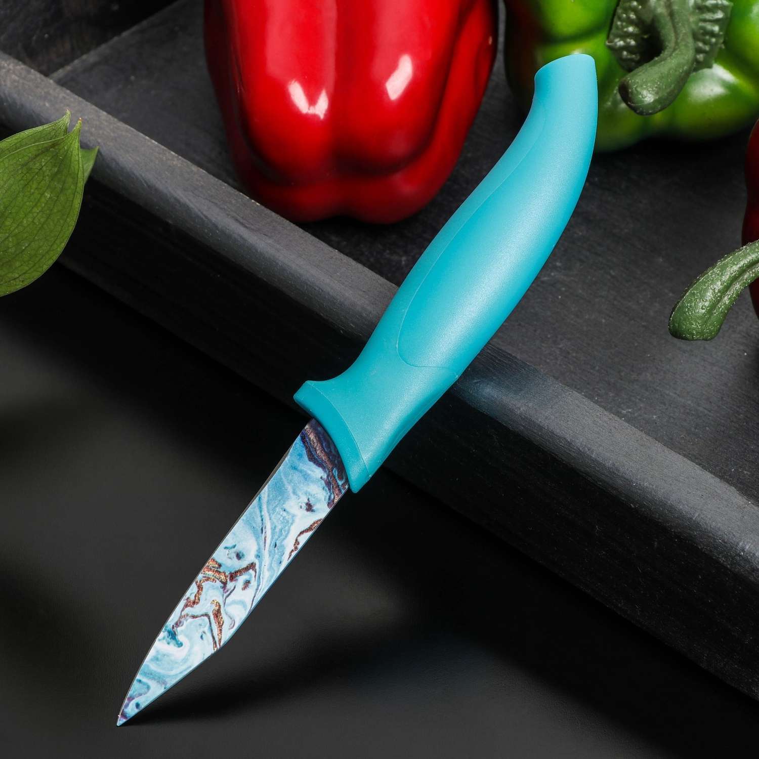 Нож Доляна с антиналипающим покрытием Эпоксид овощной - фото 3
