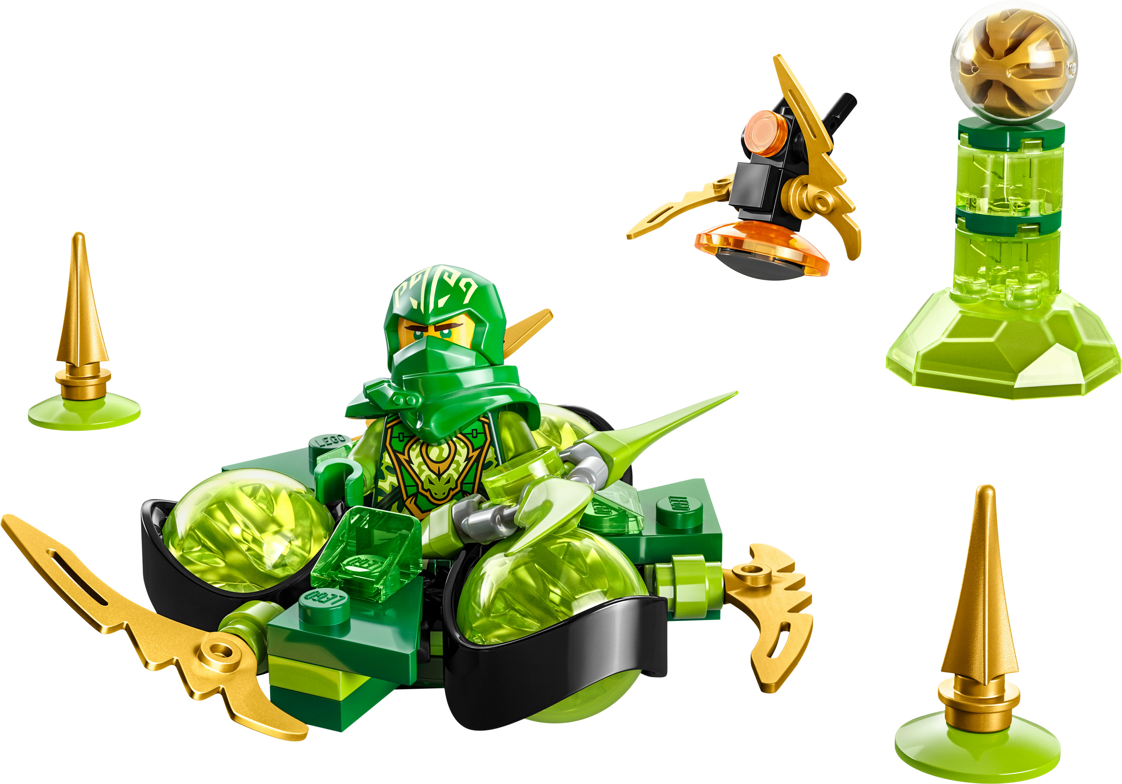 Конструктор LEGO Ninjago Сила дракона Ллойда: Торнадо Кружитцу 56 деталей - фото 5