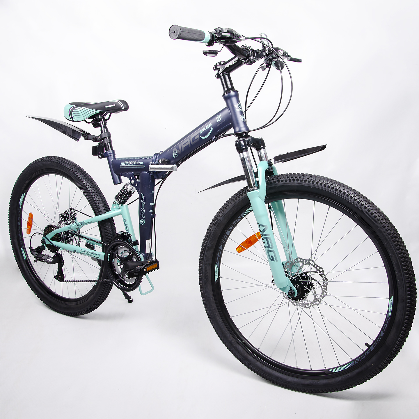 Велосипед NRG BIKES CAMEL 26 black-mint-gray - фото 10