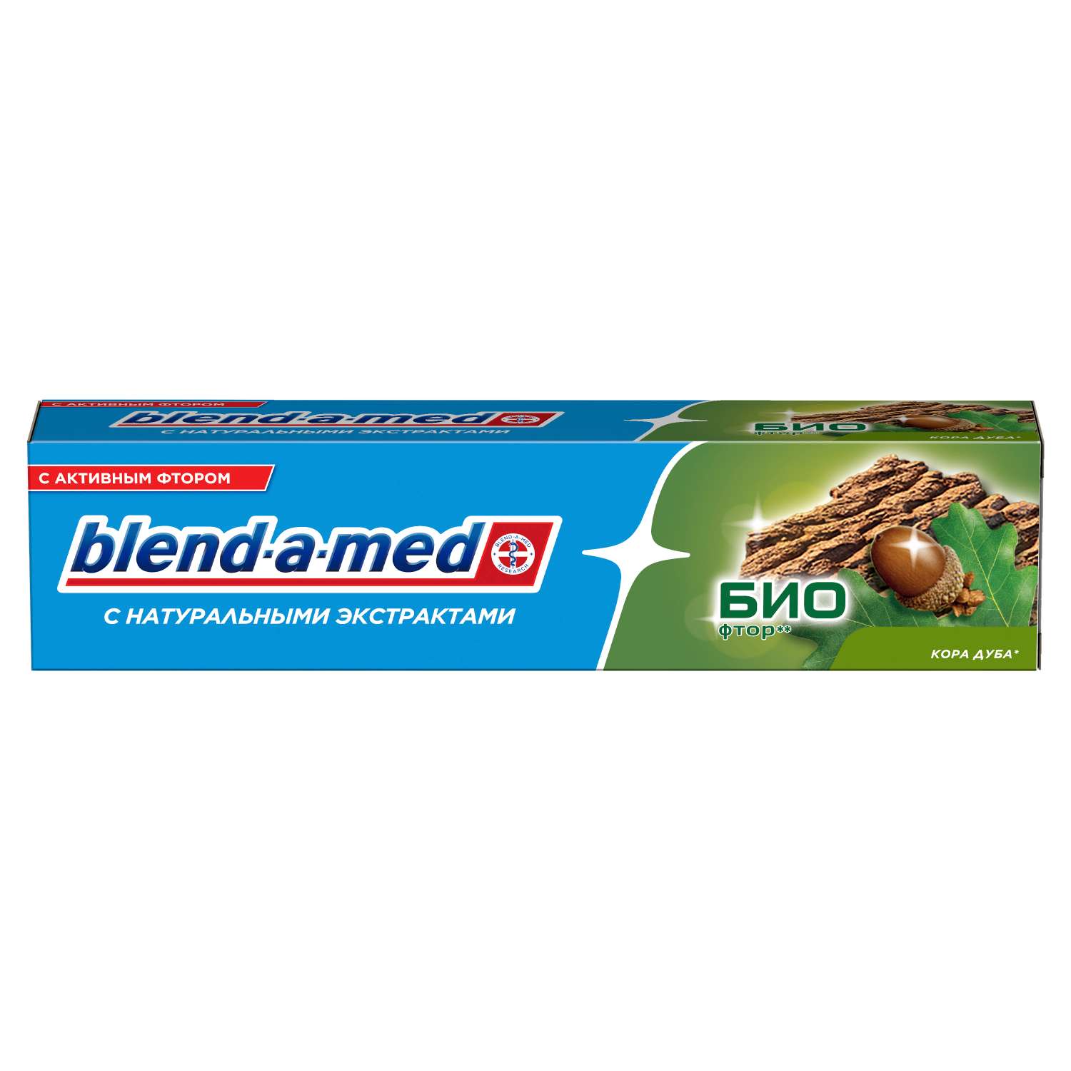 Зубная паста Blend-a-med С натуральными экстрактами Био фтор Кора дуба 100мл - фото 1