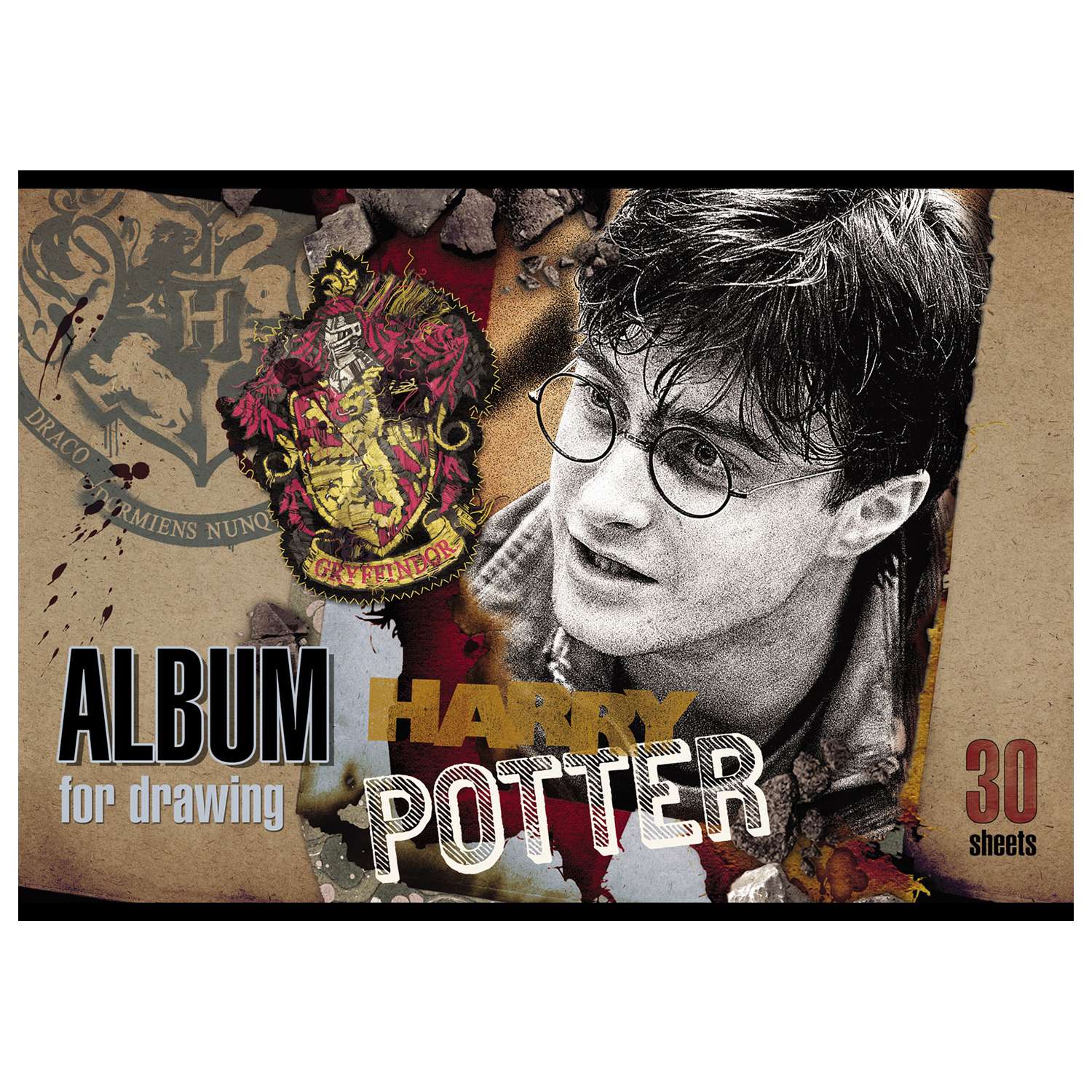 Альбом для рисования Hatber Гарри Поттер А4 30л в ассортименте 062243 - фото 2